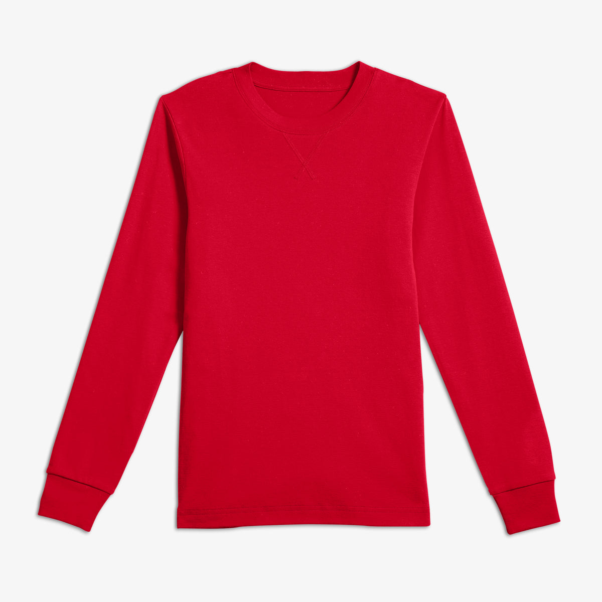 Clearance unisex fit organic pj top in cherry