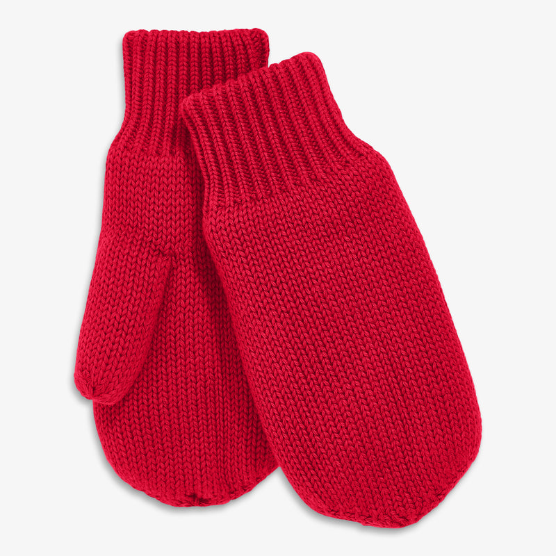 Kids knit mittens