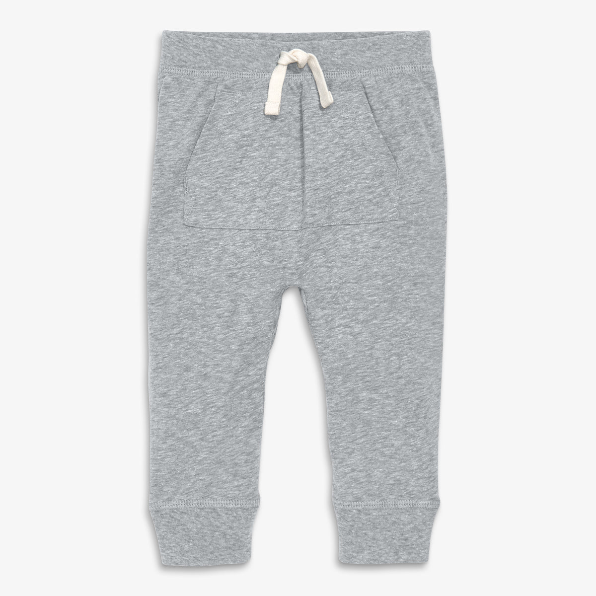 Baby heathered easy pant in heather-gray