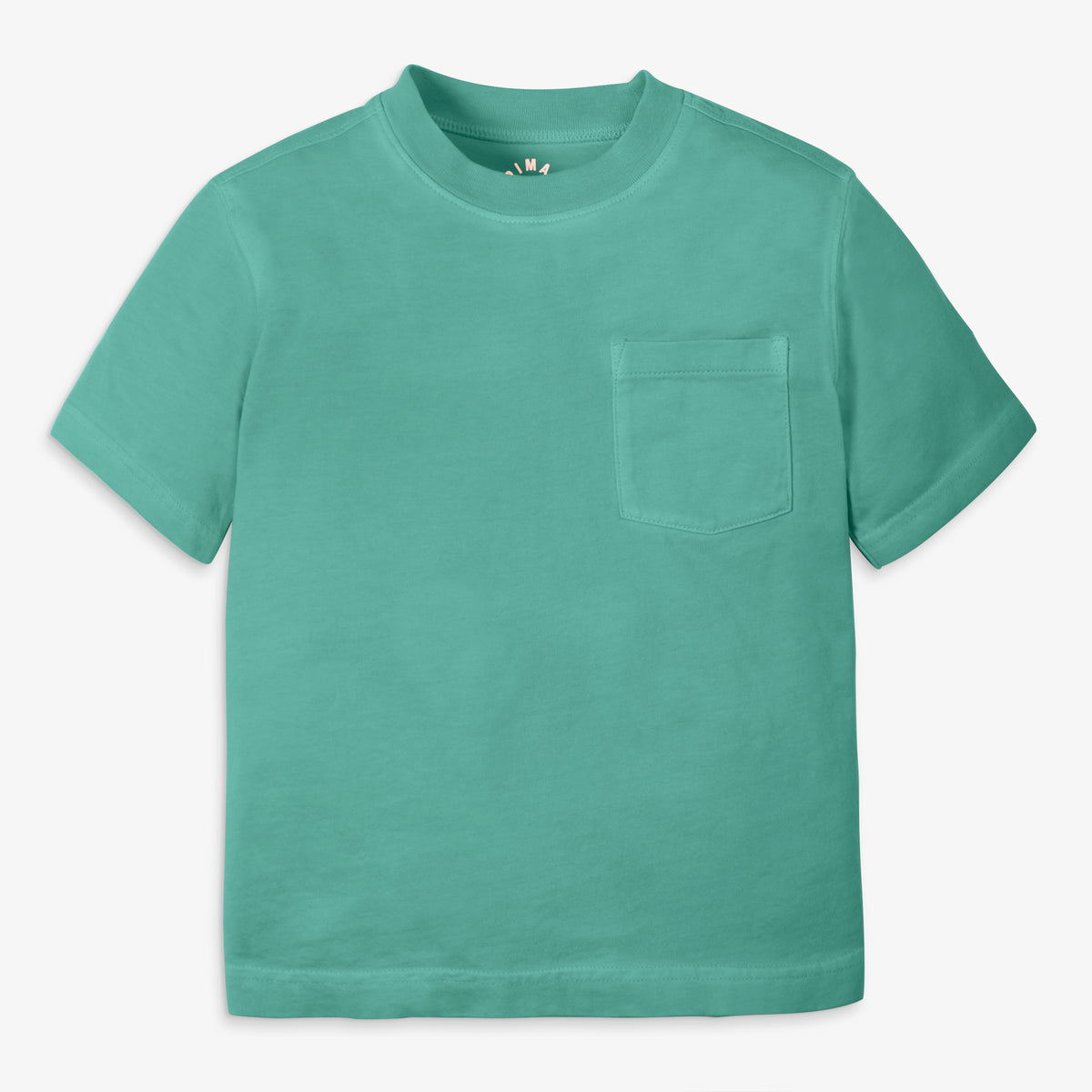 Clearance kids garment-dyed easy pocket tee in garment-dye-sunwashed-teal