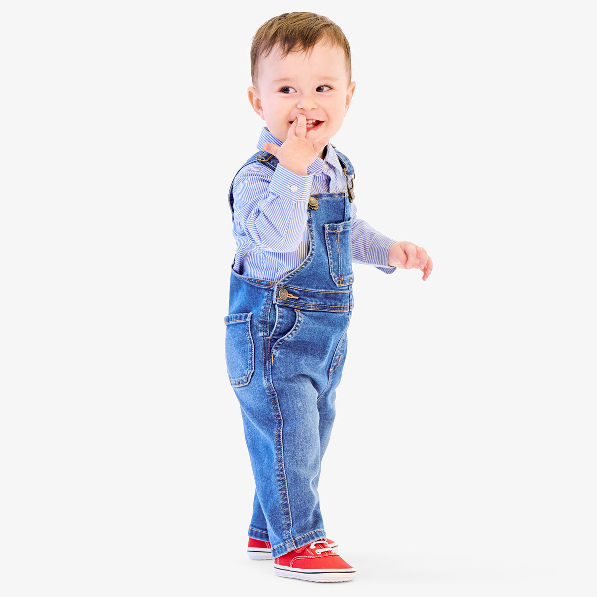 Clearance baby denim overalls