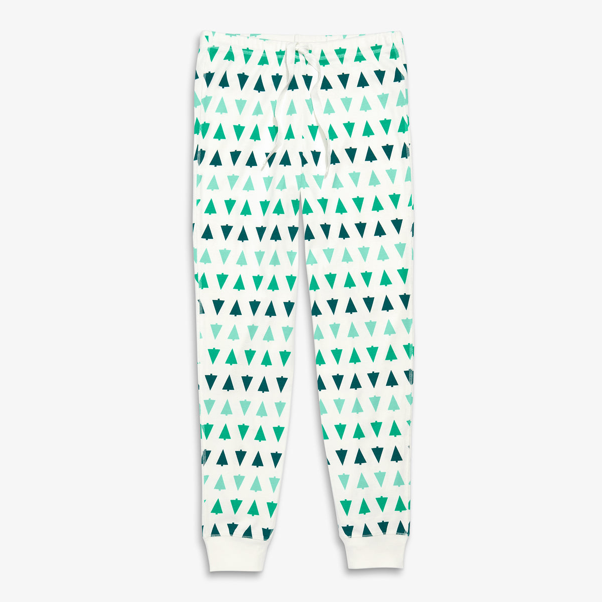 Clearance unisex fit organic pj pant in candy trees in spearmint-trees