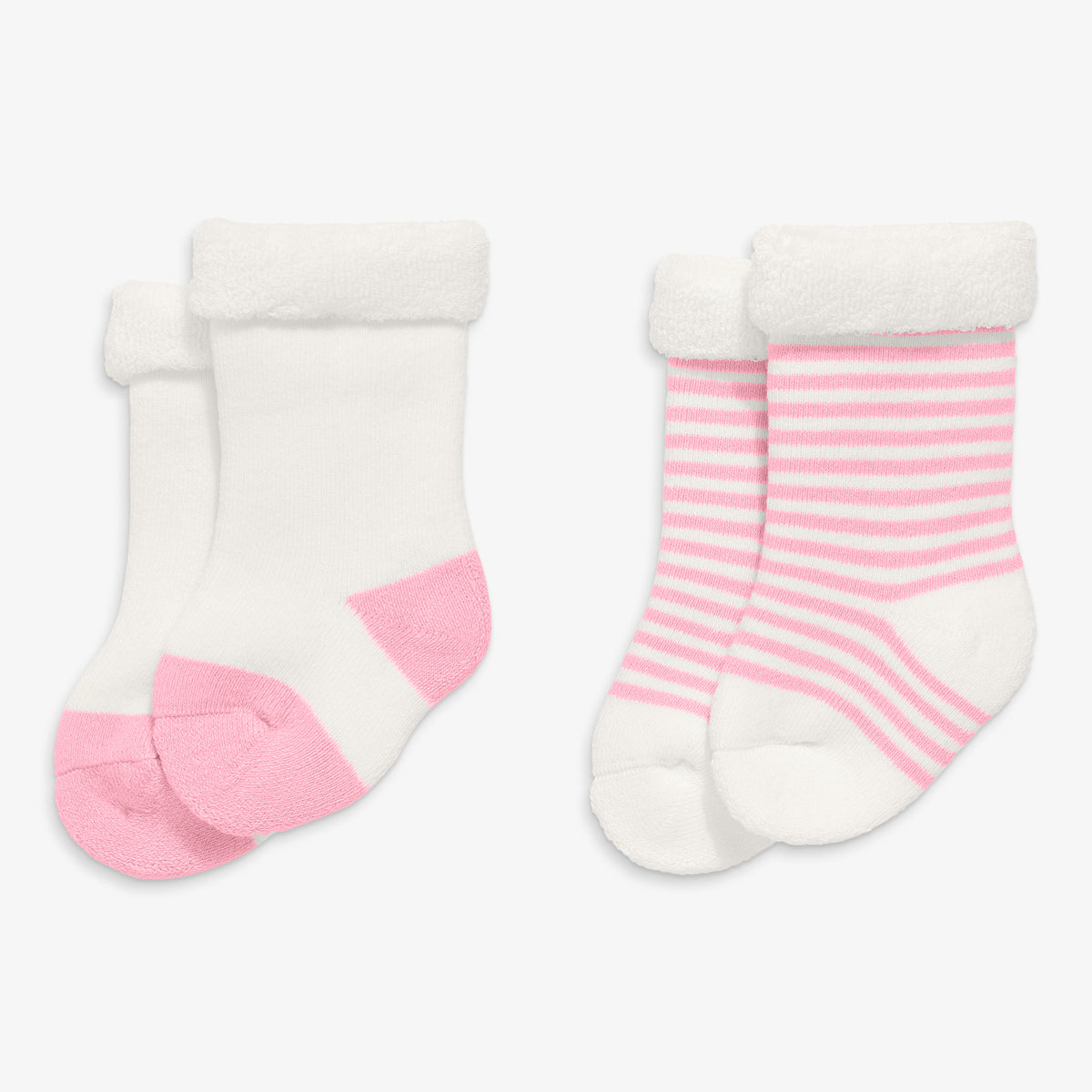 Clearance baby's first sock 2-pack in stripe