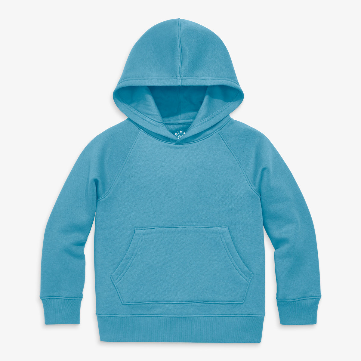Kids cozy fleece pullover hoodie in storm