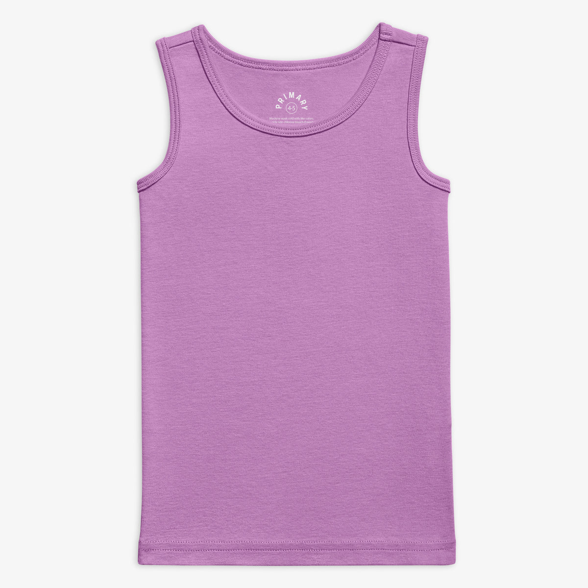 Clearance kids organic rib tank in lavender