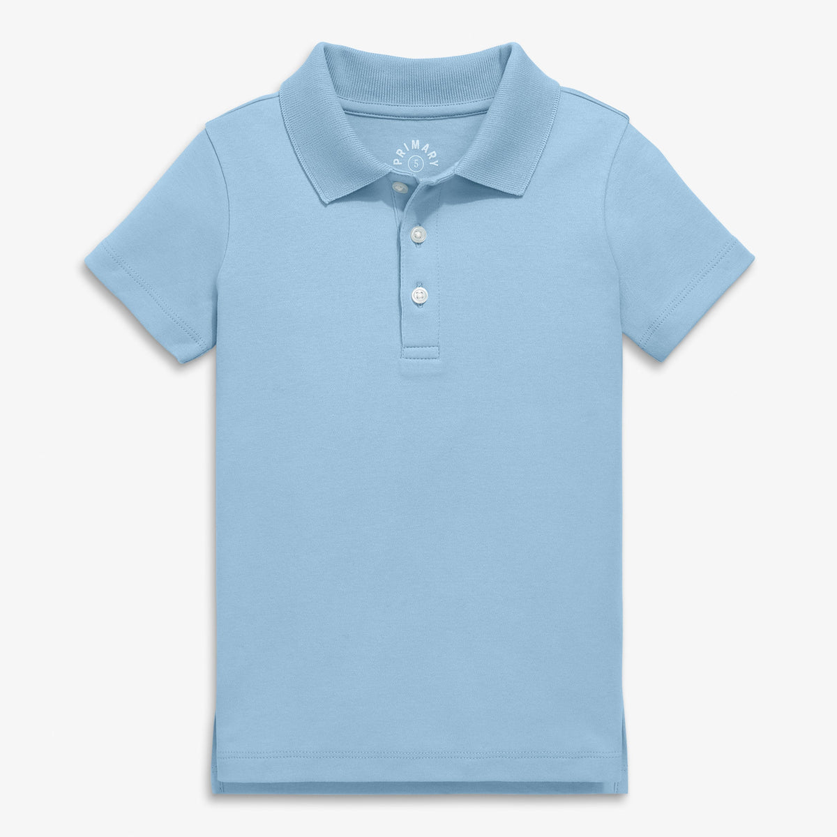 Kids slim short sleeve interlock polo