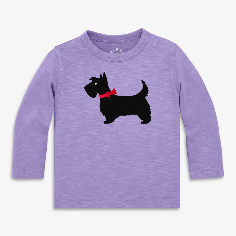 Baby long sleeve scottie tee