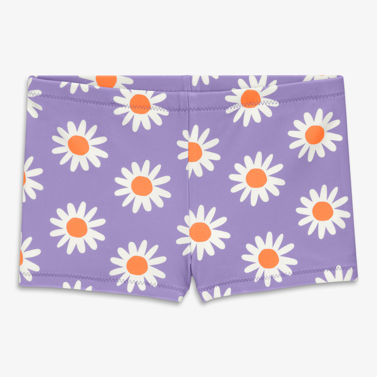 Clearance kids swim shortie in daisies in iris-blooms