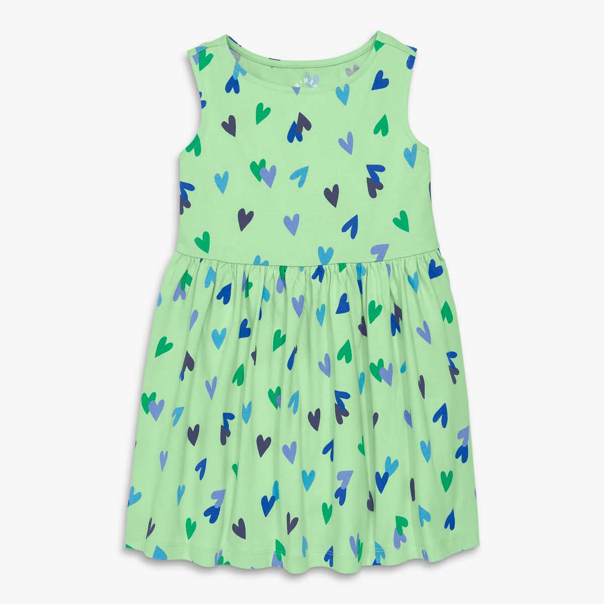 Clearance kids recess dress in hearts in pear-multi-confetti-hearts