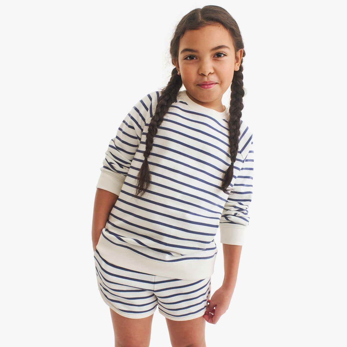 Kids stripe recess short