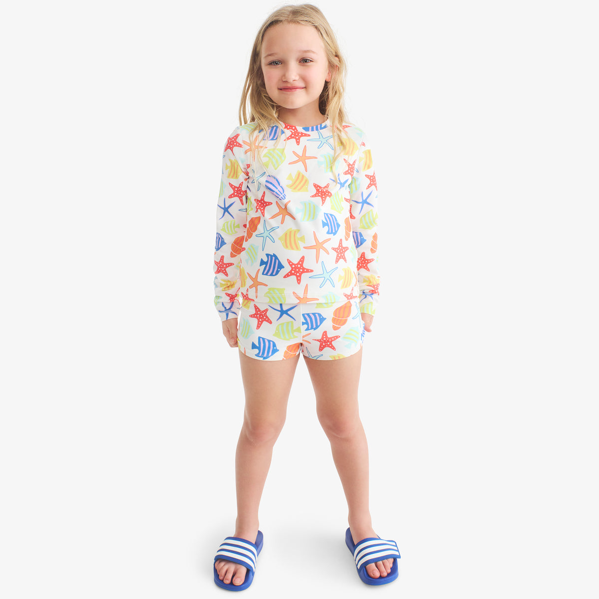 Clearance kids swim shortie in under the sea