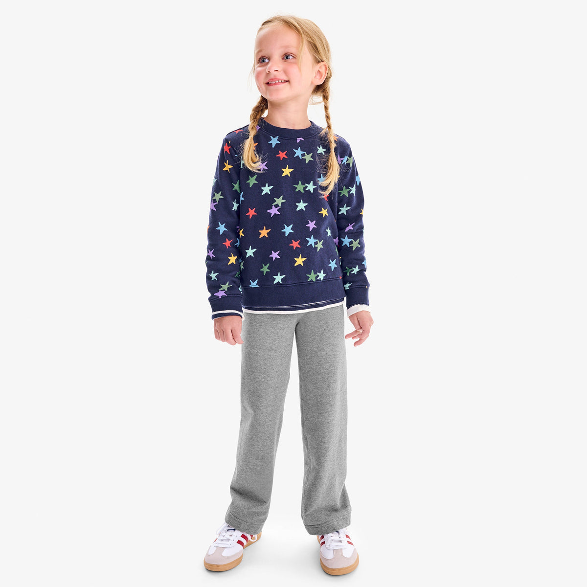 Clearance kids relaxed french terry cozy legging