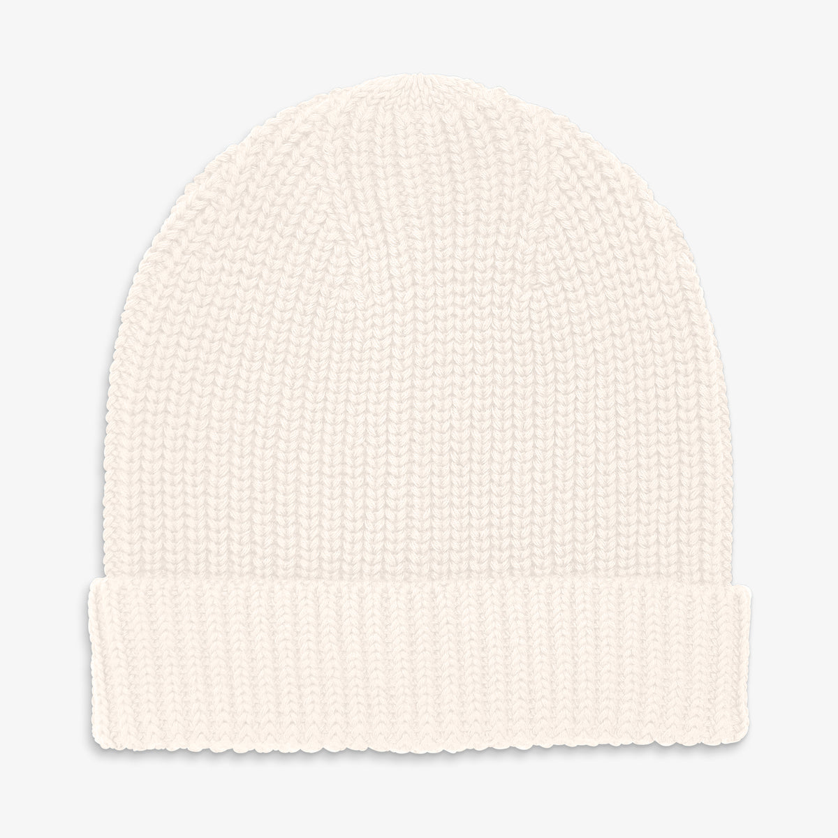 Baby knit beanie in oat
