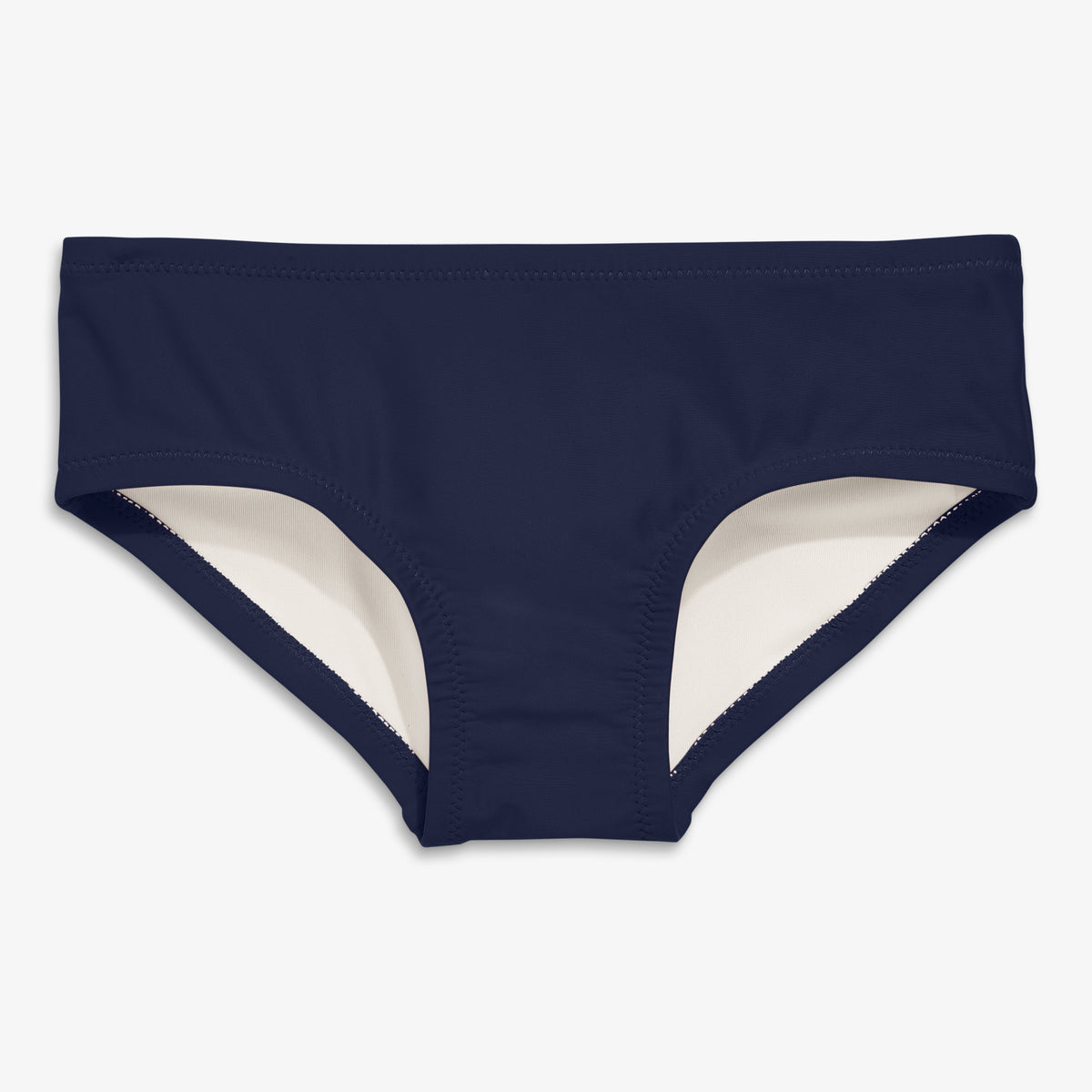 Kids swim bikini bottom in seasonal colors in navy