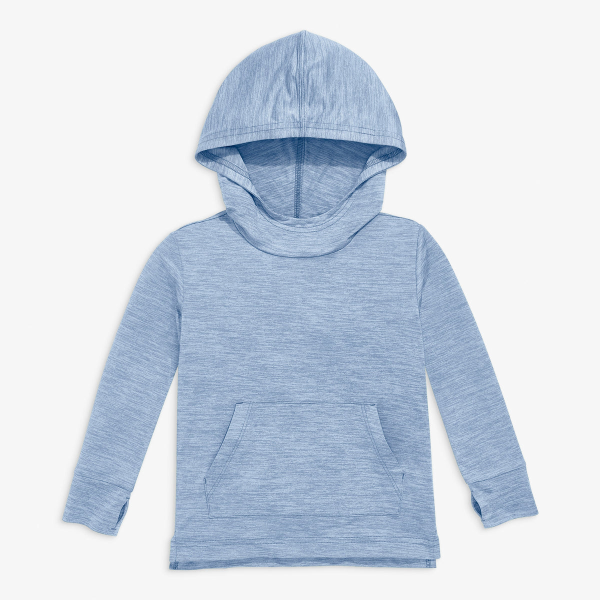 Kids StayCool pullover hoodie in vintage-blue