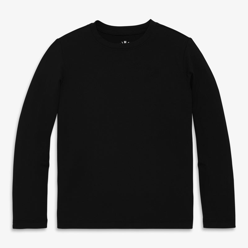 Kids long sleeve FlexLite tee in black