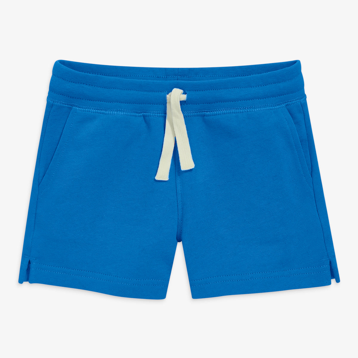 Kids track short in seasonal colors