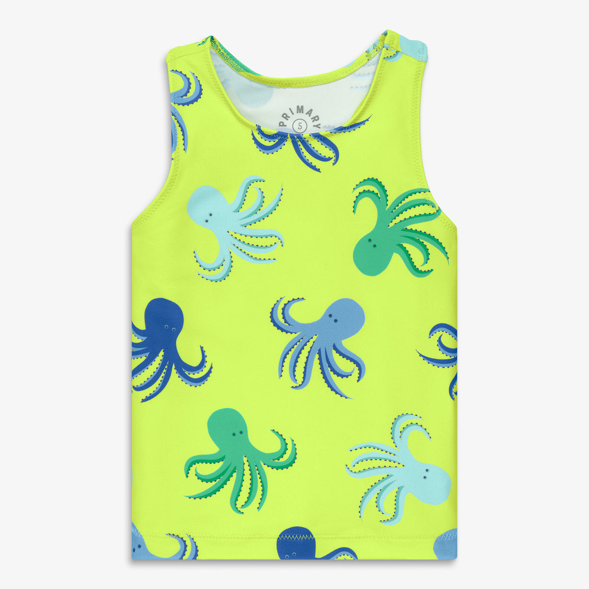 Kids swim tank in octopus pals in lime-octopus