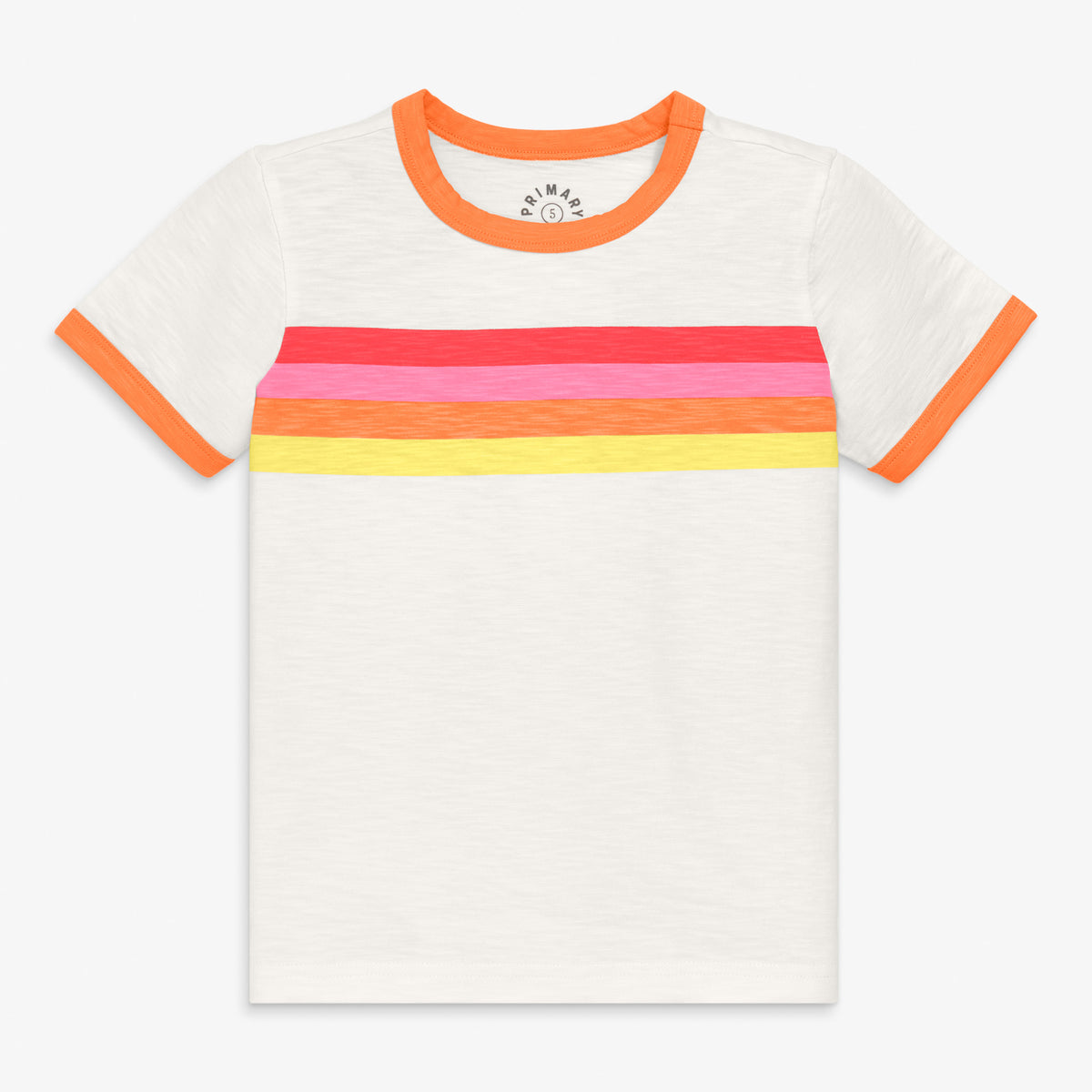 Clearance kids tonal banner tee in warm-multi-banner