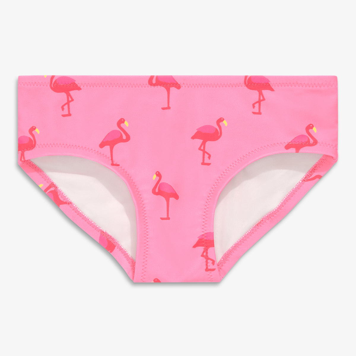 Clearance kids swim bikini bottom in flamingos