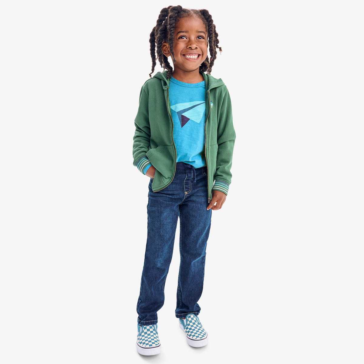 Kids pull-on jean