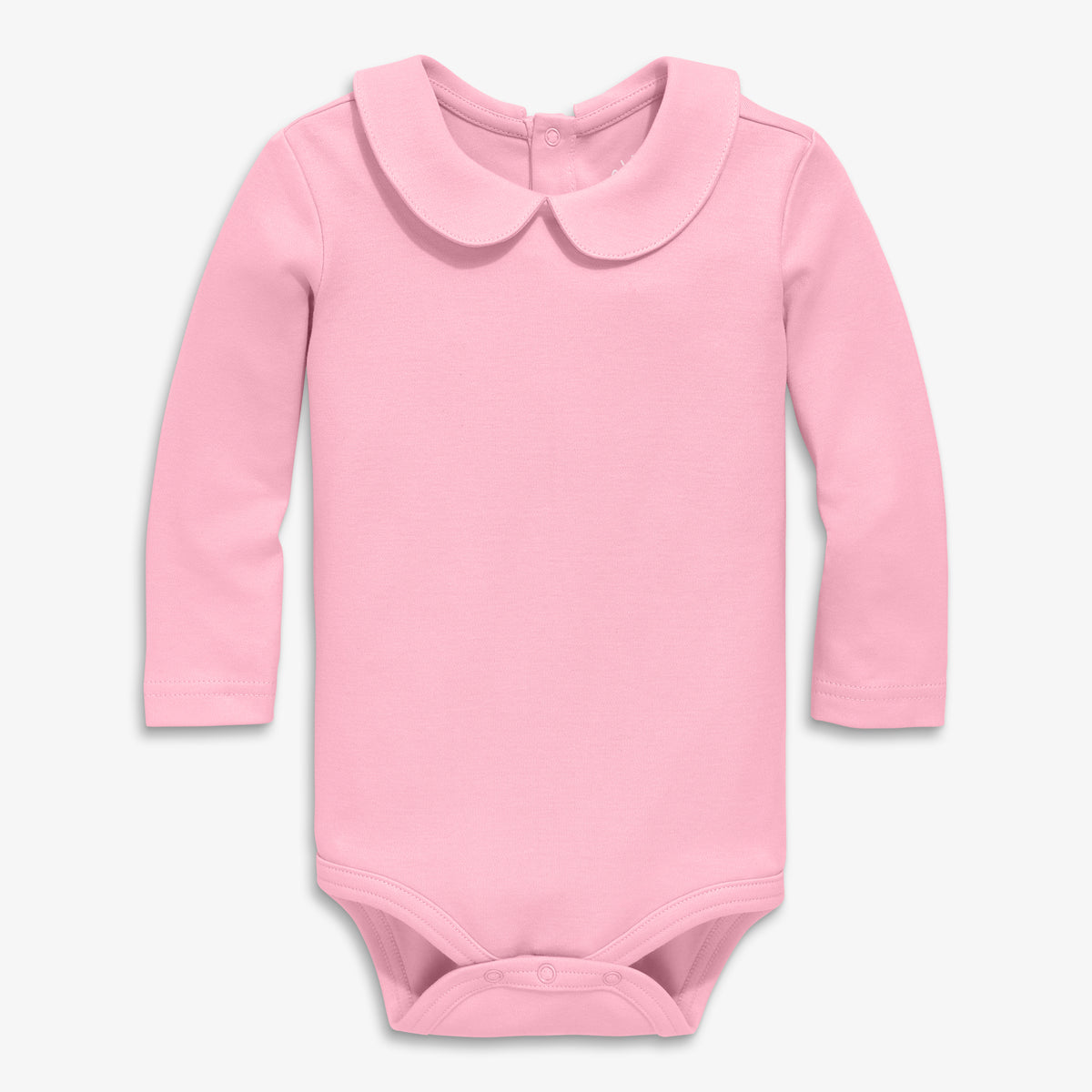 Organic long sleeve peter pan babysuit
