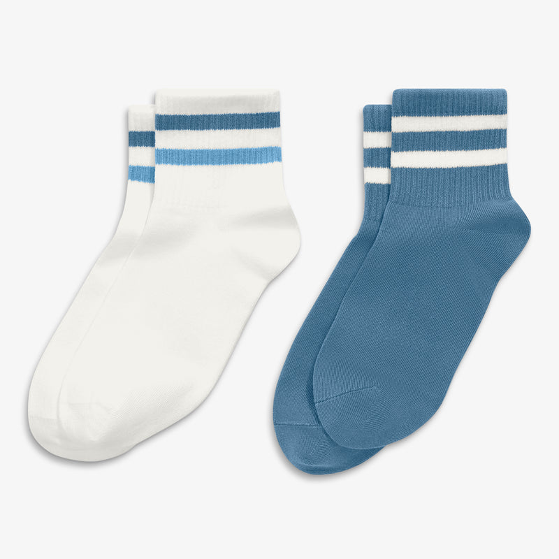 Adult quarter sock 2-pack