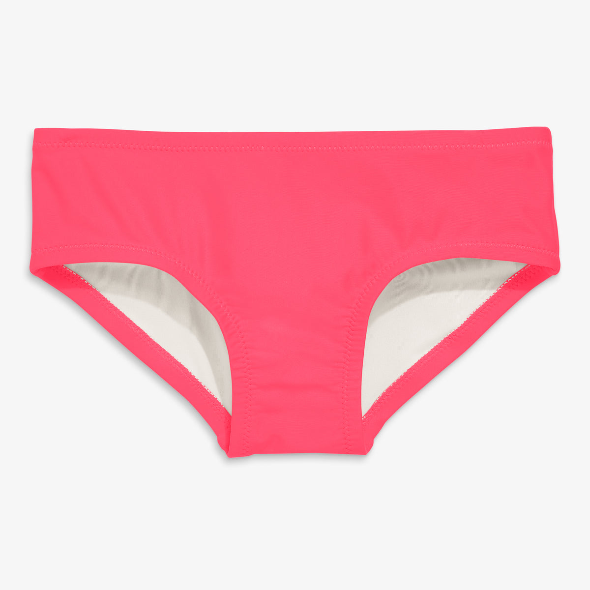 Kids swim bikini bottom in bright-azalea