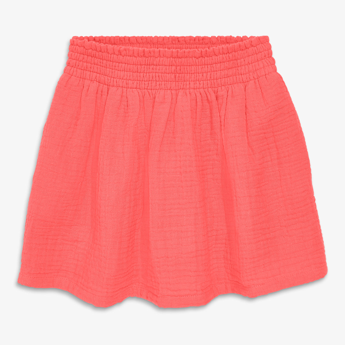 Clearance kids cotton gauze skirt in watermelon