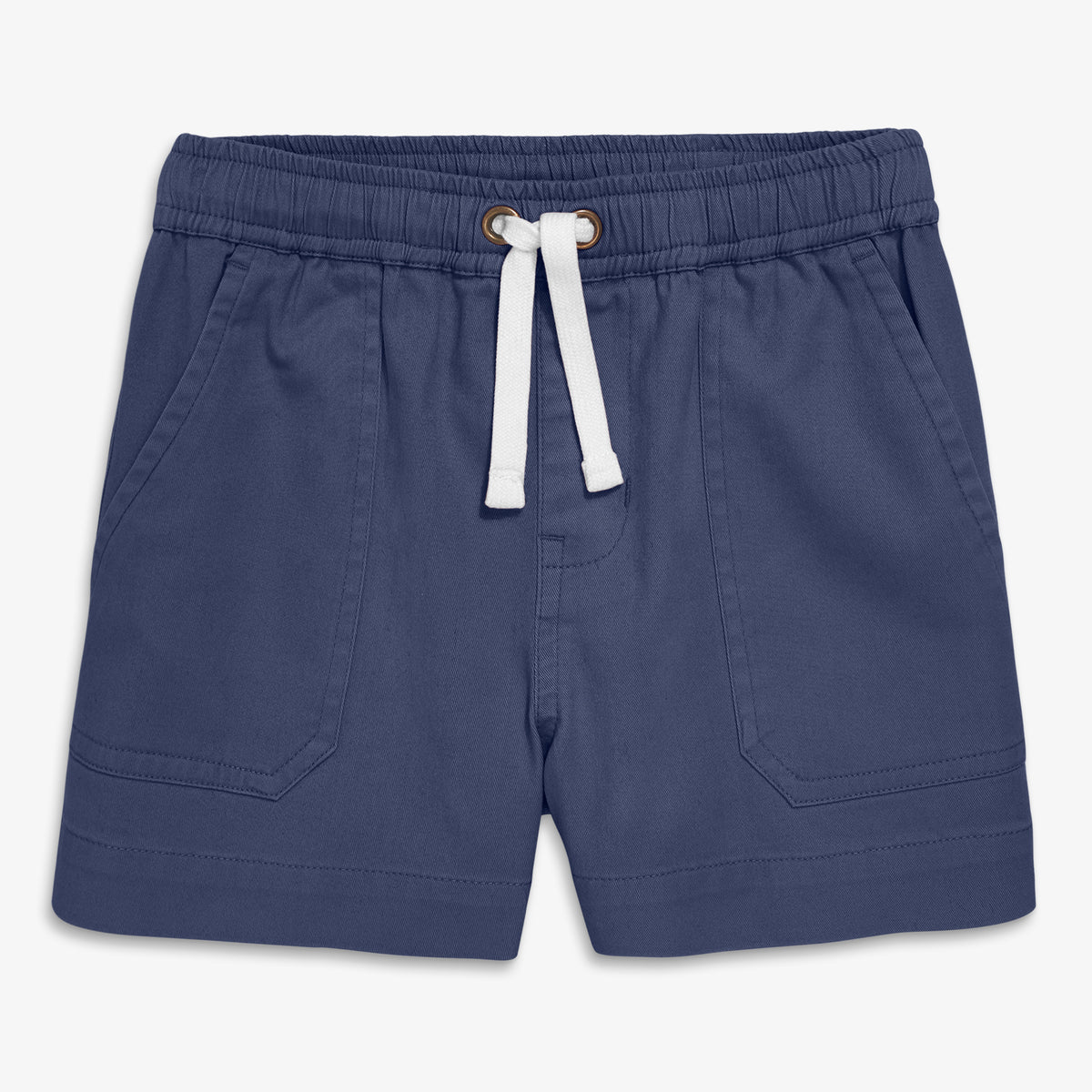 Kids stretch chino midi short in sunwashed-navy