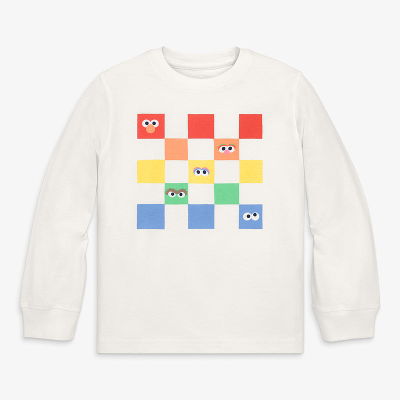 Kids Sesame Street friends tee in ivory-friends