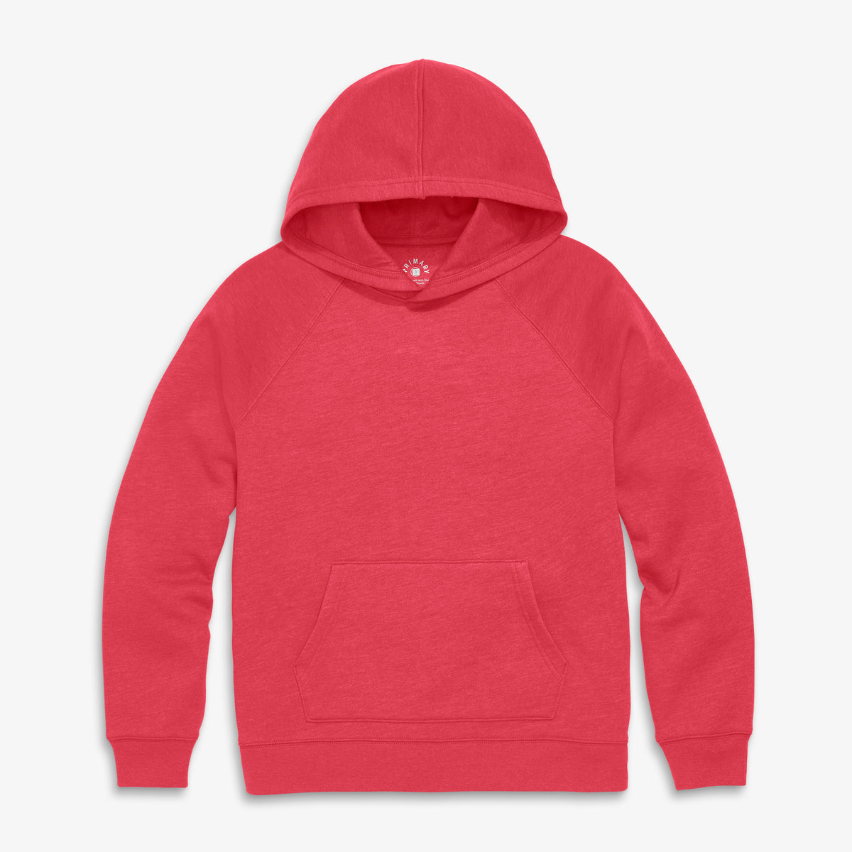 Clearance women's fit cozy fleece pullover hoodie in heather-cherry