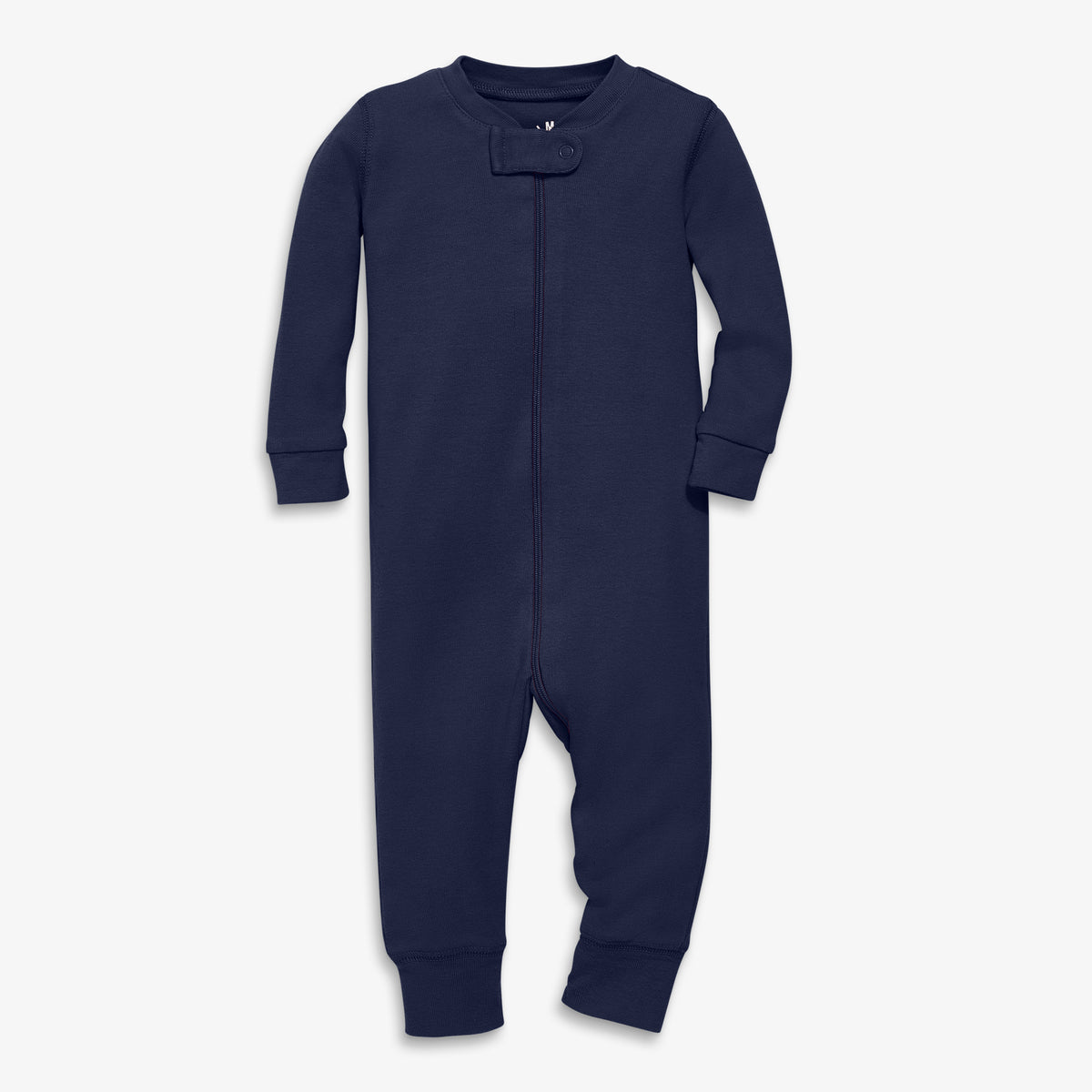 Clearance baby organic zip romper in navy