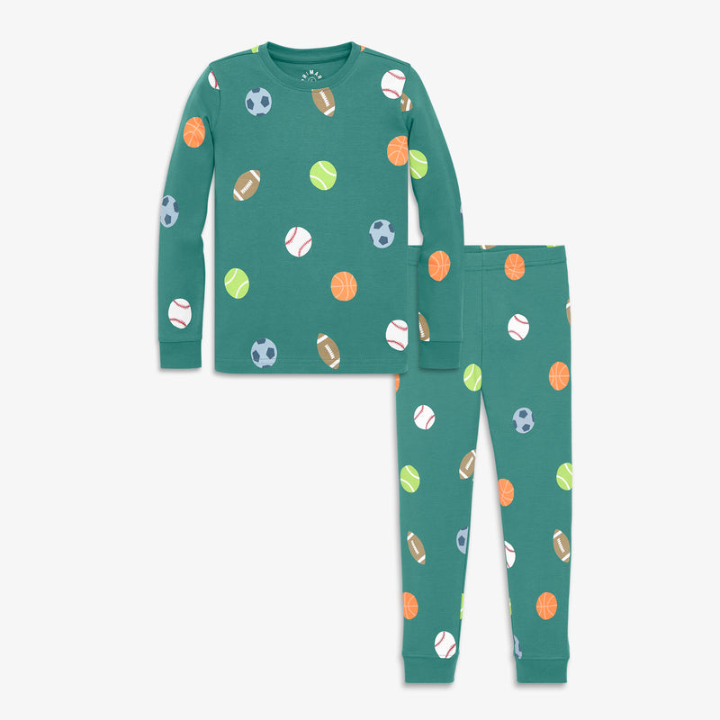 Kids organic PJ set in dream team