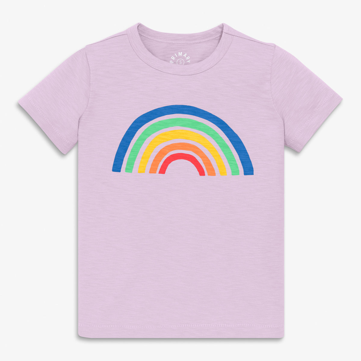Kids cutout rainbow tee in hydrangea-cutout-rainbow