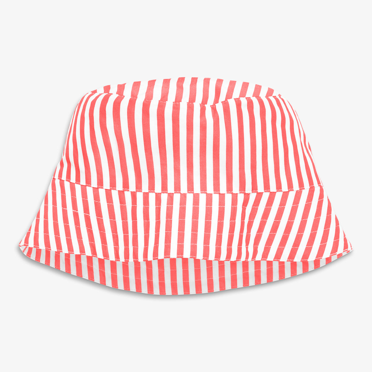 Clearance kids bucket hat in stripe in watermelon-white-vertical-stripe