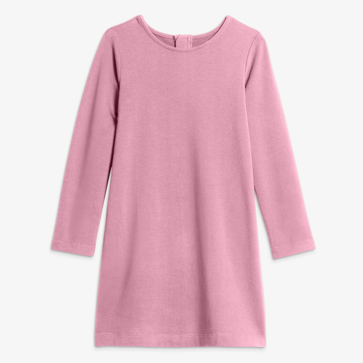 Clearance kids cozy dress in seasonal colors in rose
