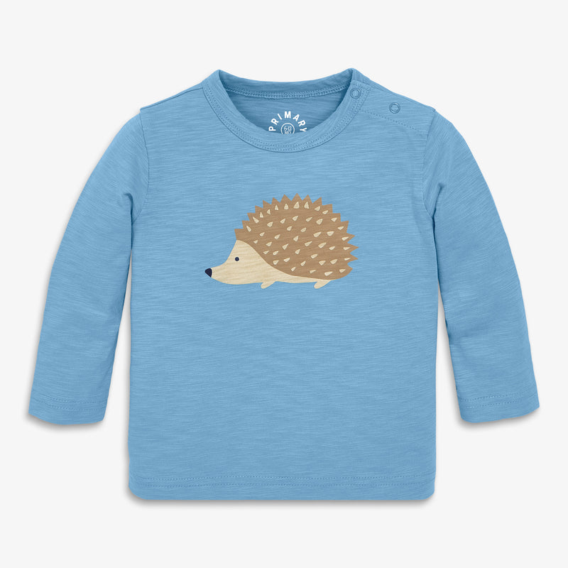 Baby long sleeve hedgehog tee