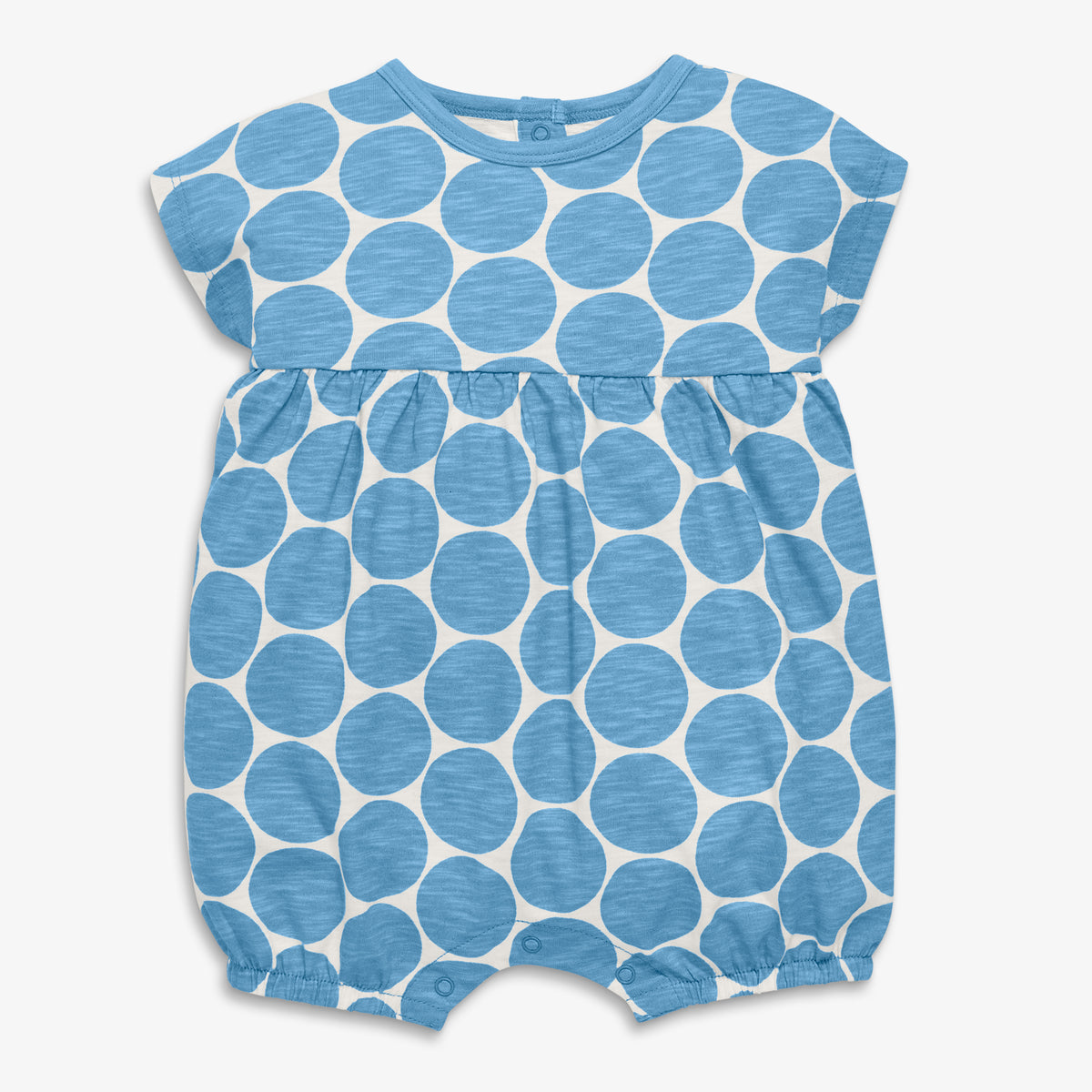Clearance baby bubble shortie in bold dot