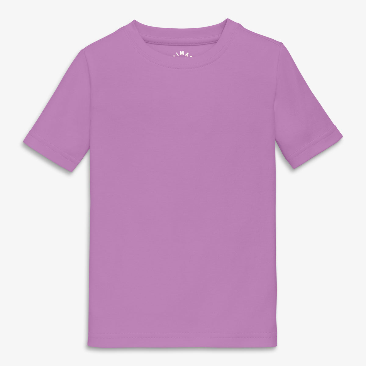 Kids organic short sleeve PJ top in lavender