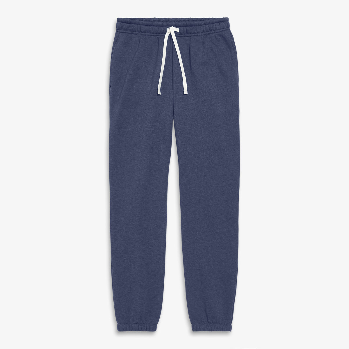 Women's fit cozy fleece sweatpant in heather-navy