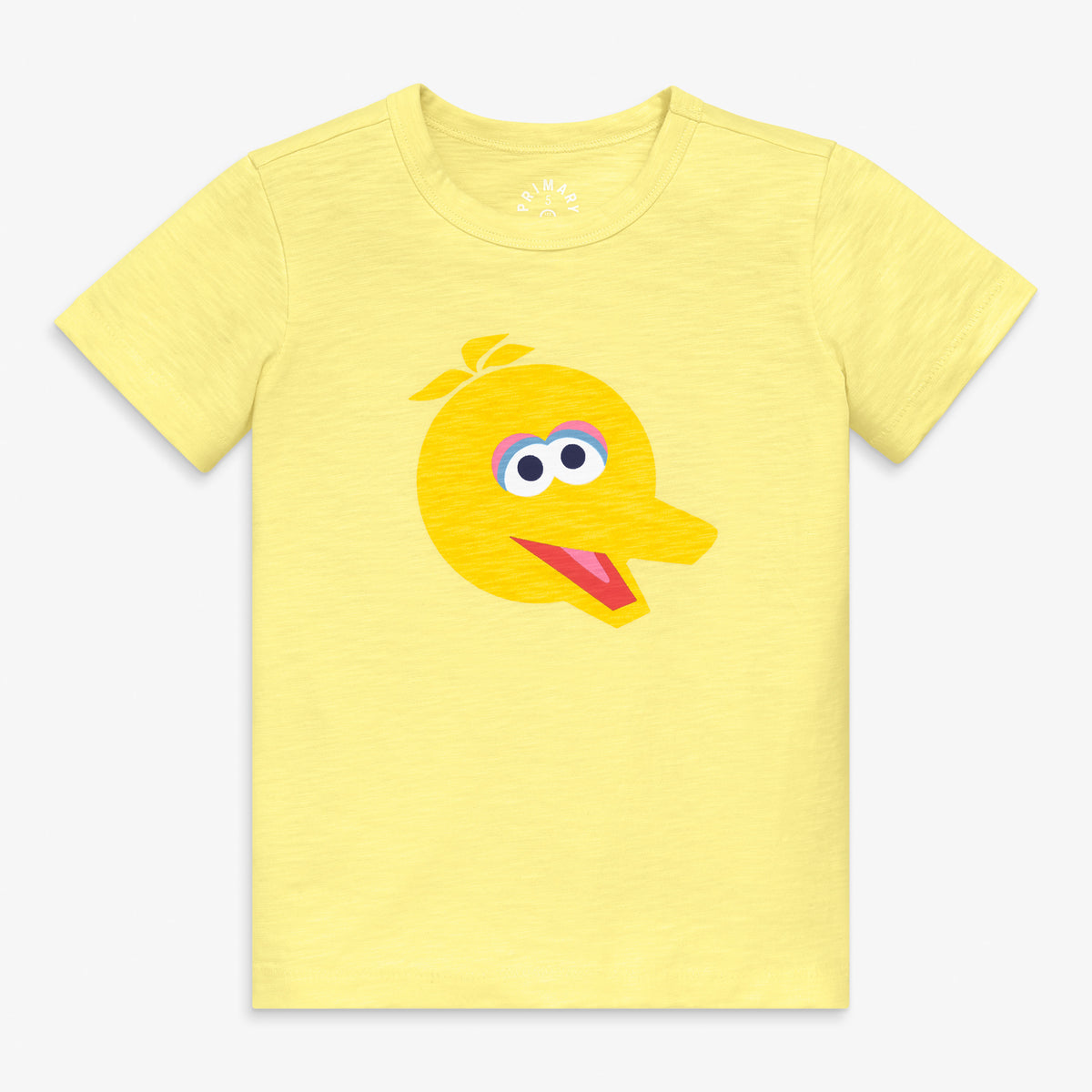 Kids Big Bird tee in buttercup-big-bird