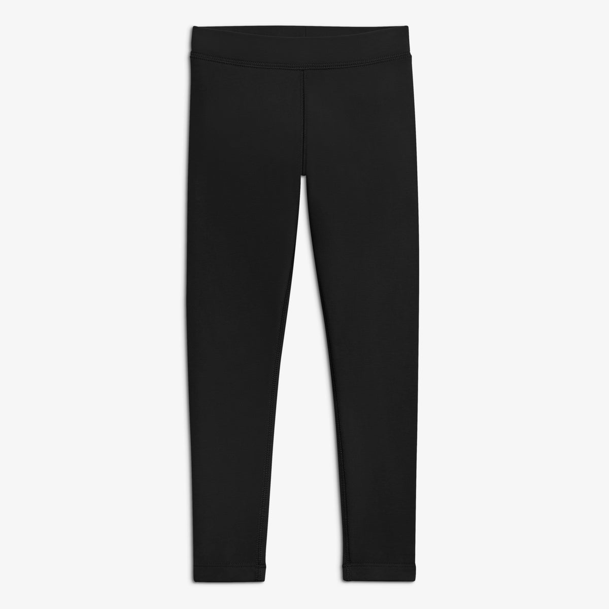 Kids french terry cozy legging in black