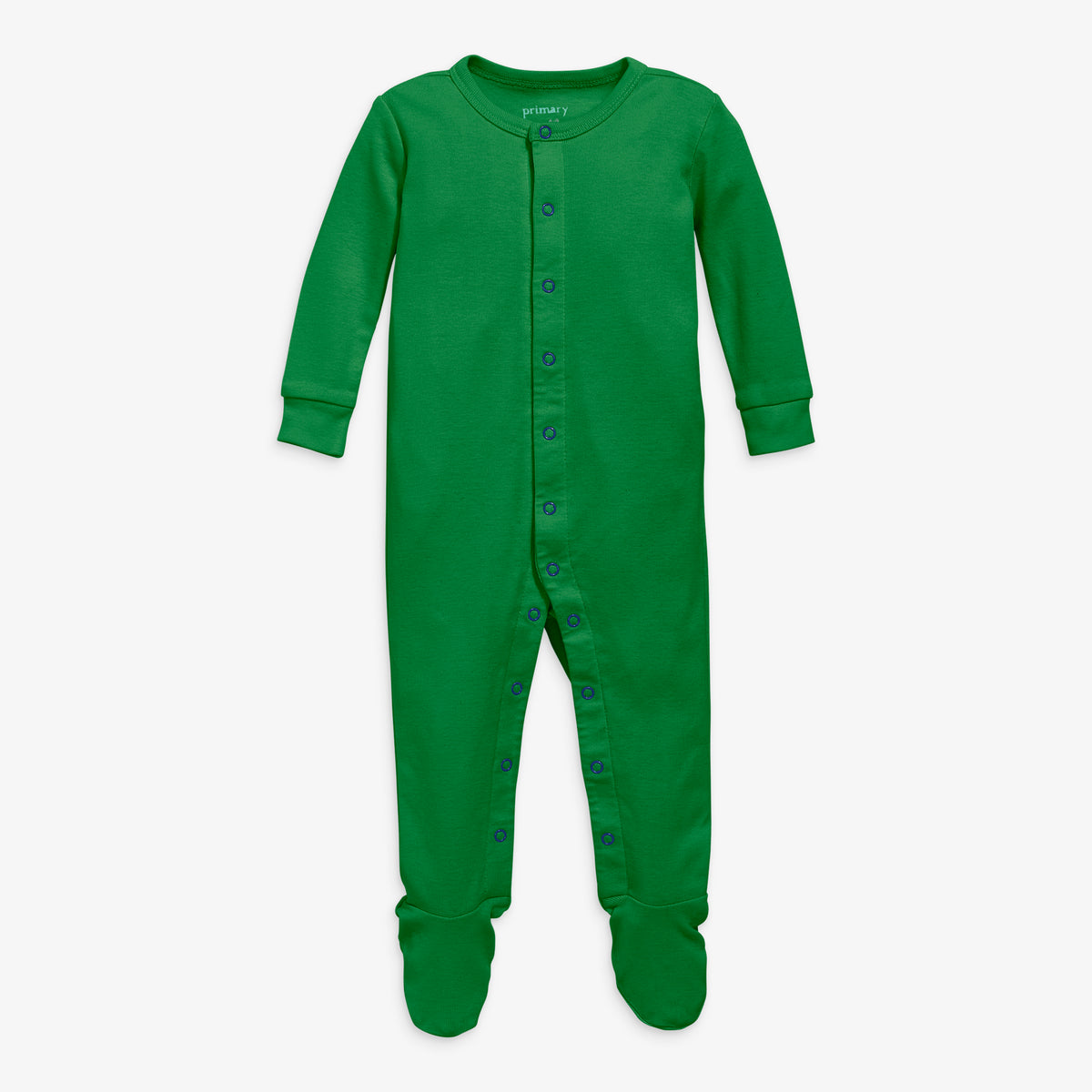 Clearance baby snap footie in grass